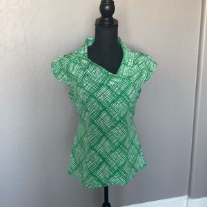 Banana Republic green top size small
